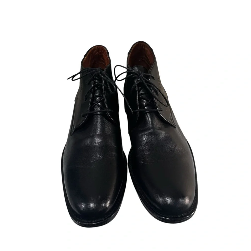 Gant Black Leather Chukka Boots, Leather Upper, Men’s Size 8